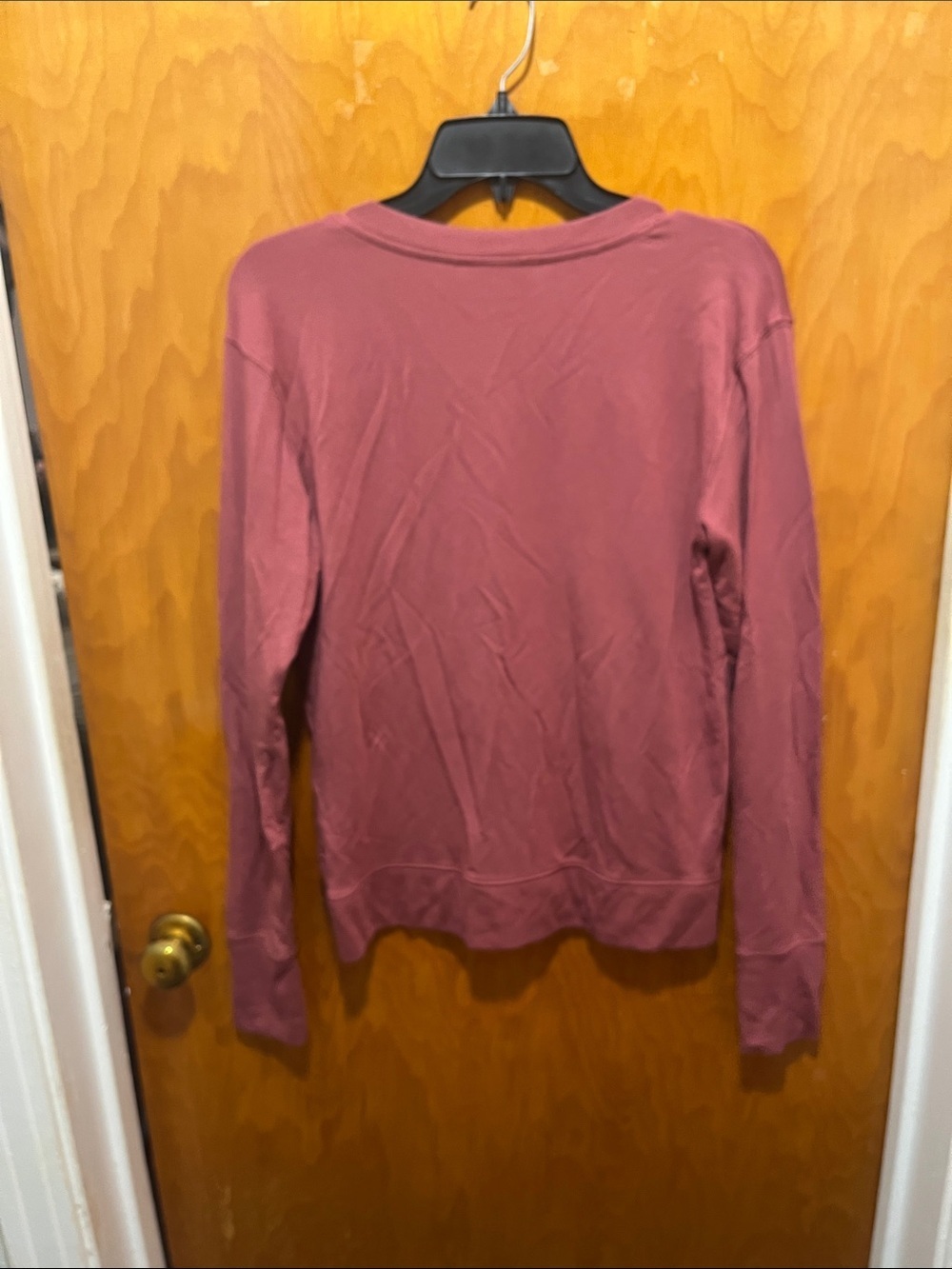 Athleta Dusty Rose V-Neck Crew Sweater - Picture 4 of 5